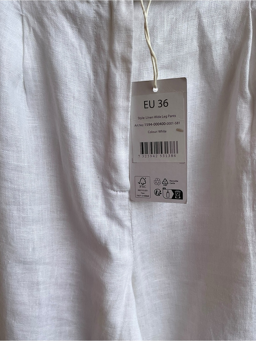 NA-KD NWT Women’s Linen White Wide Leg Pants size 36/6
Luxury minimalist classic - Picture 14 of 16